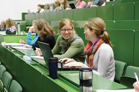 Vorlesung im Universitätsklinikum