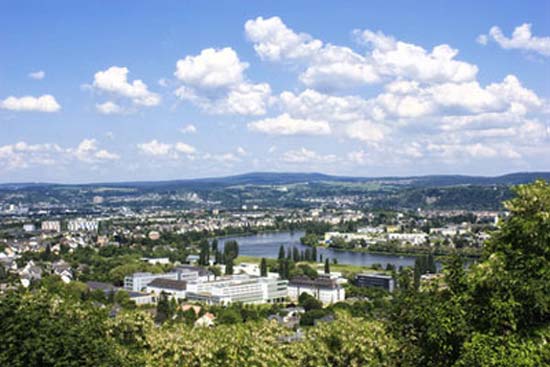 Koblenz von oben