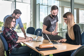 Studierende lernen gemeinsam