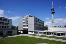 Blick über den Campus der HWG LU