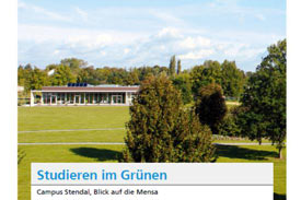 Werbung: Studieren im Grünen