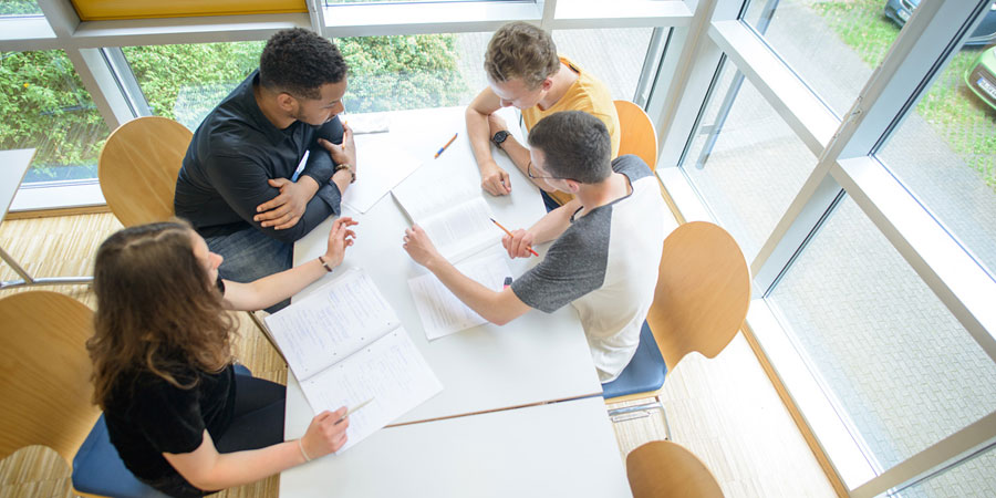 Studierende der Uni Mannheim Fakultät VWL