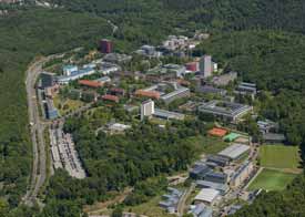 Campus der Hochschule des Saarlandes