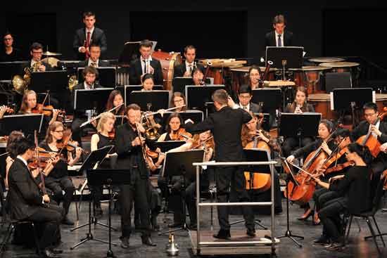 Das Orchester der Hochschule für Musik Trossingen