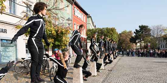 Studierende in der Stadt