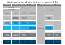 Semesterübersicht Digital Business Management