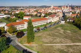 Luftbild der Hochschule mit Blick nach Norden