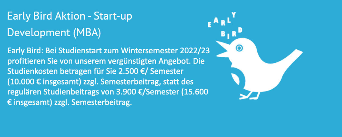 Early Bird Aktion