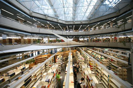 Bibliothek an der Rheinischen Friedrich-Wilhelms-Universität Bonn.