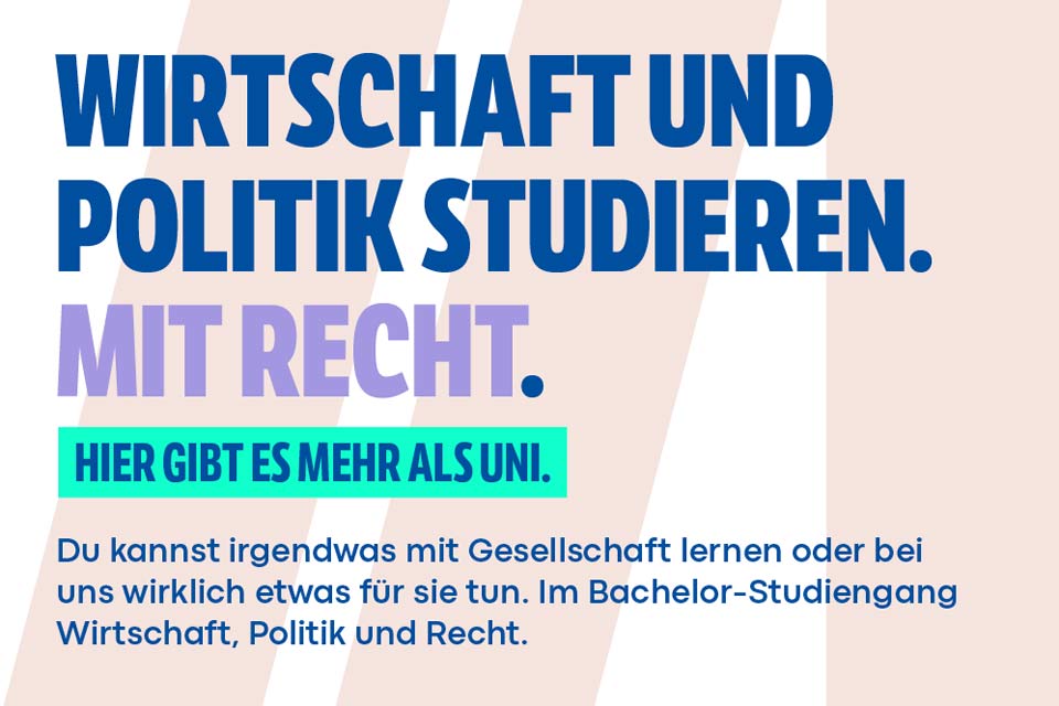 Phase 3 Studiengang Wirtschaft, Politik und Recht