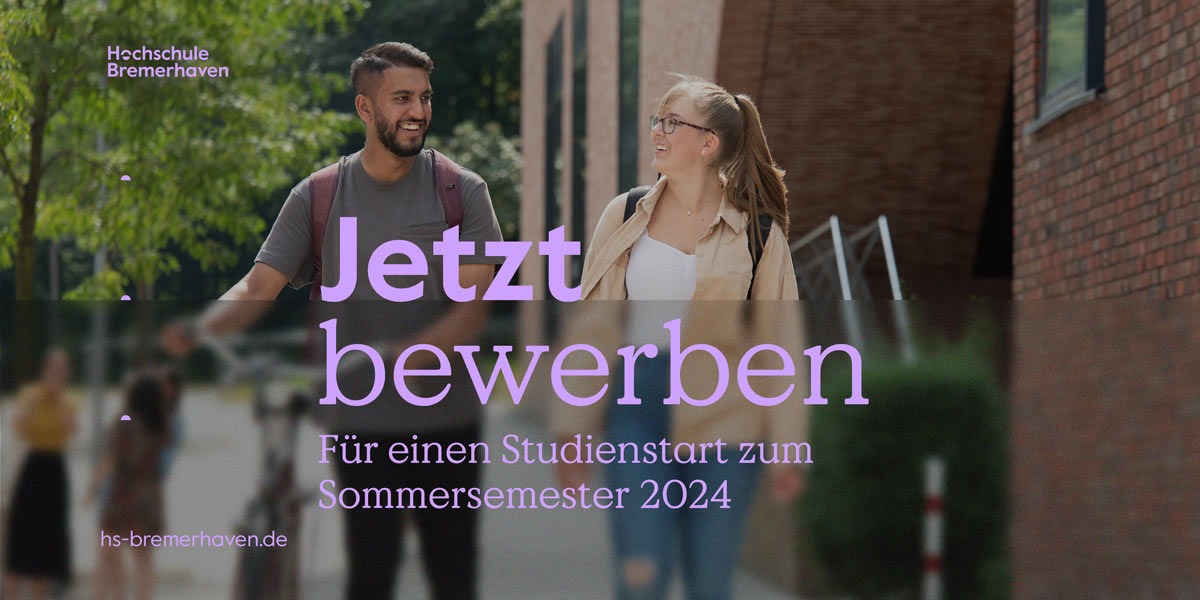 Jetzt bewerben für einen Studienstart zum Sommersemester 2024!