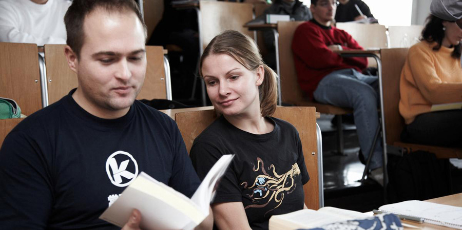 Studierende in der Vorlesung