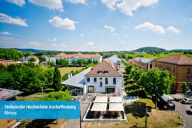 Die Mensa der Technischen Hochschule Aschaffenburg