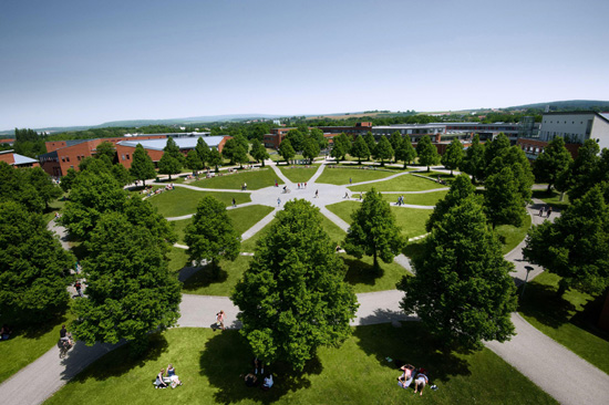 Campus der Uni Bayreuth