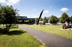 Der zentrale Neubau des Umwelt-Campus Birkenfeld