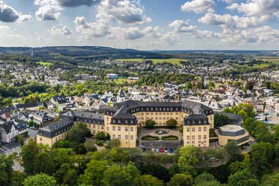 Die Hochschule der Deutschen Bundesbank aus der Luft