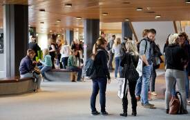 Foyer von der Hochschule der Bundesagentur für Arbeit in Schwerin