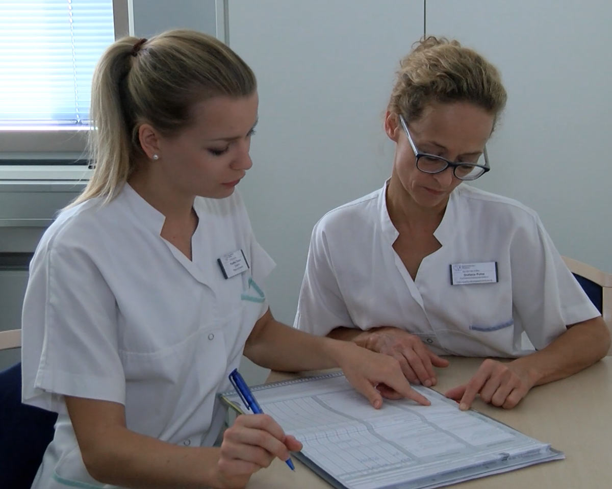 Studierende im Studiengang Pflege und Gesundheit