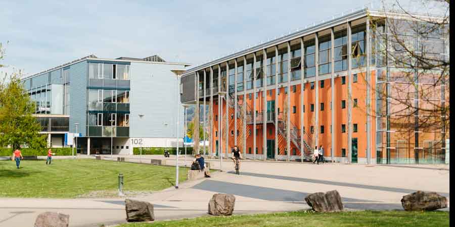 Die Universität Freiburg von außen