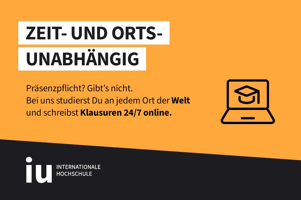 USP der IU: Zeit- und Ortsunabhängig