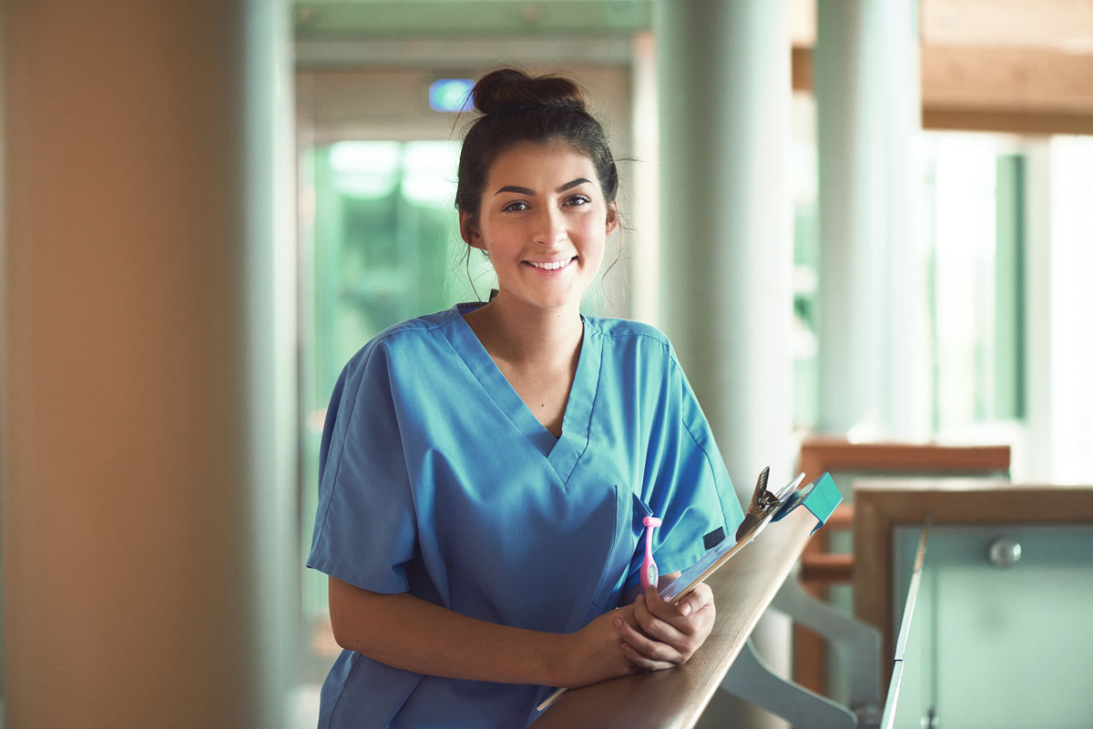 Eine Krankenschwester