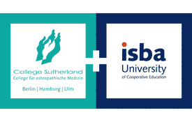Logos des College Sutherland und der isba