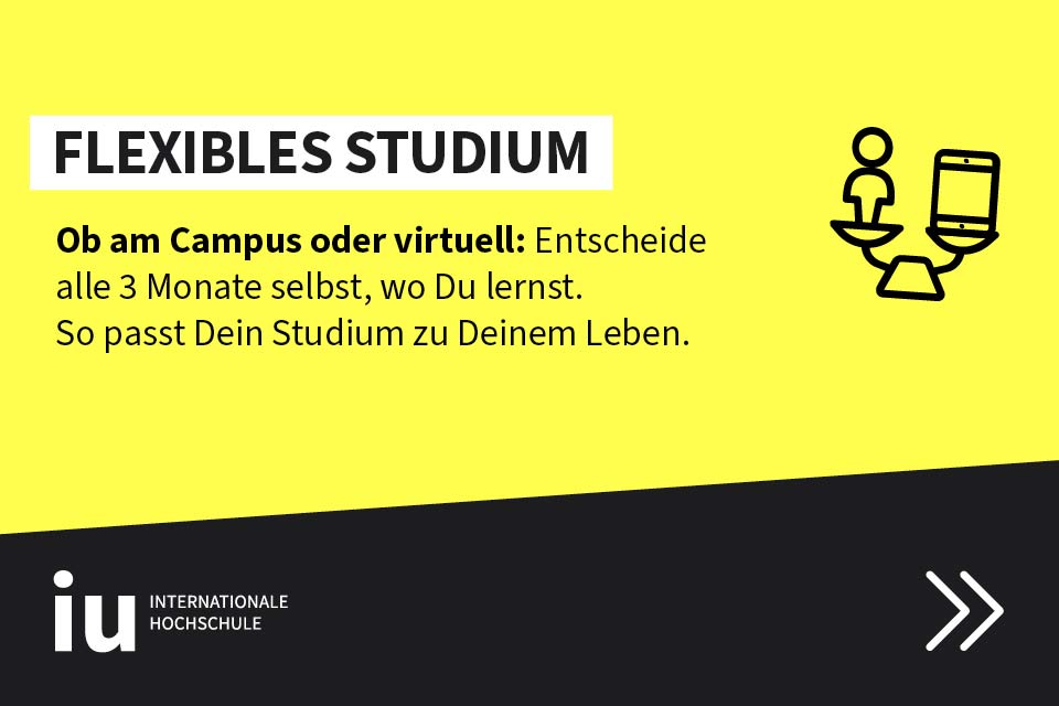 USP des IU Mystudium: Flexibles Studium