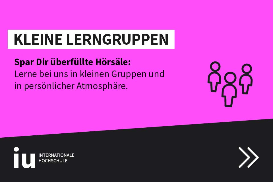 USP des IU Mystudium: Kleine Lerngruppen