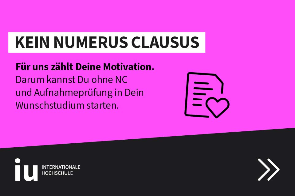 USP des IU Mystudium: Kein Numerus Clausus