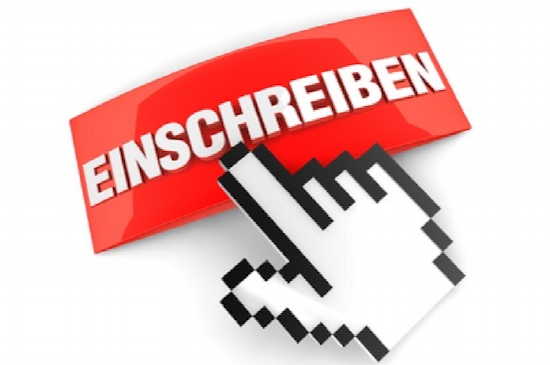 Button Einschreiben mit Mouse-Cursor in Handform