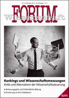 Cover der Forum Wissenschaft 4/2012